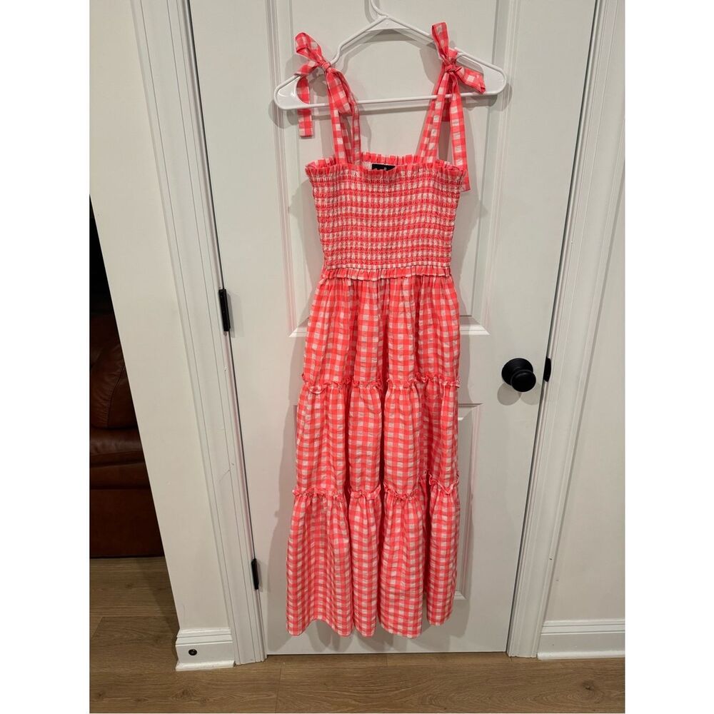 Tuckernuck Pomander Place Nellie Gingham Tie-Strap Dress